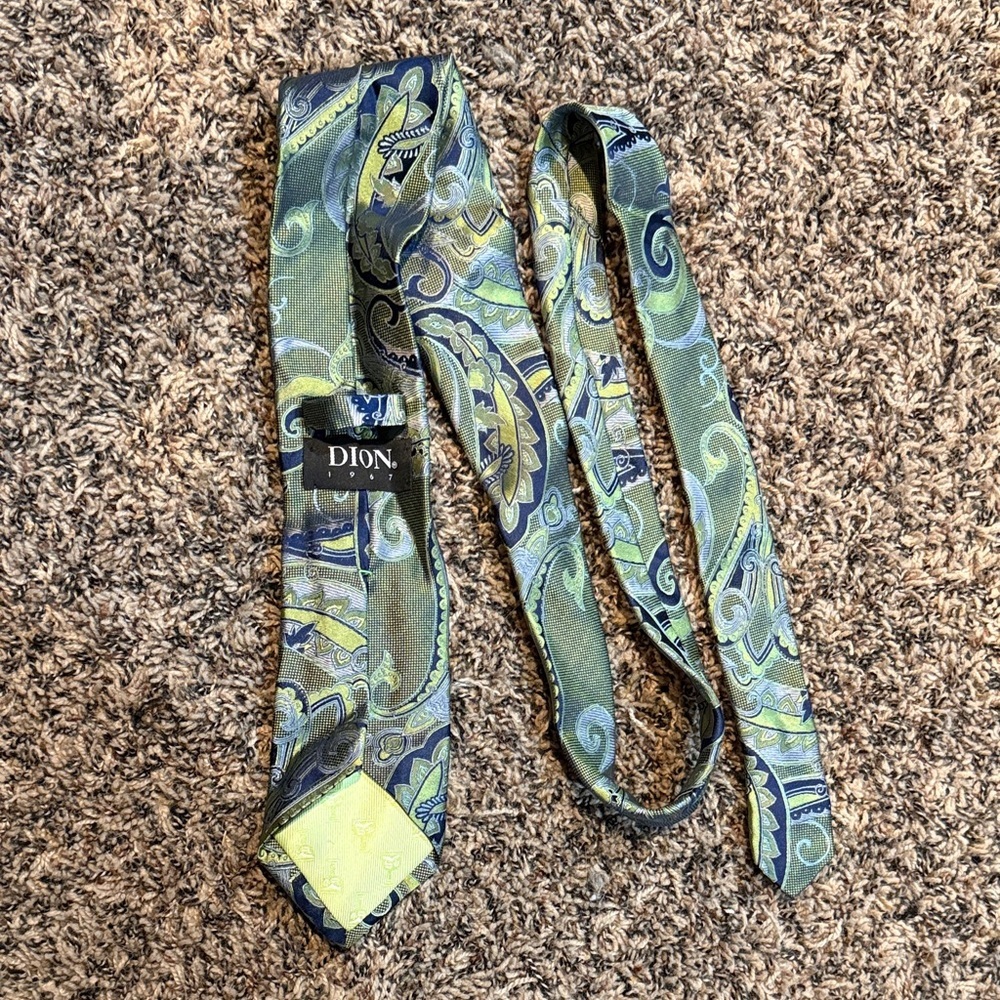 Dion Paisley Silk Tie
